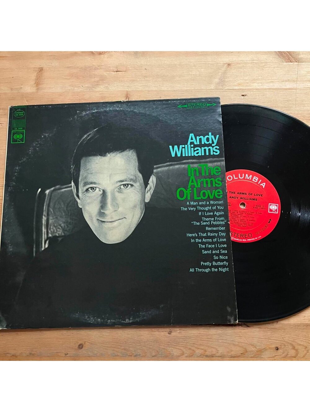Andy Williams - In the arms of Love 33rpm VG+ VR19
